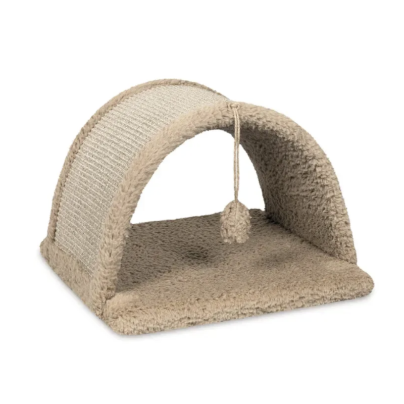 Pet Fun Норі кігтеточка для котів 37х37х28 см - бежевий Pet Fun Норі кігтеточка для котів 37х37х28 см - бежевий