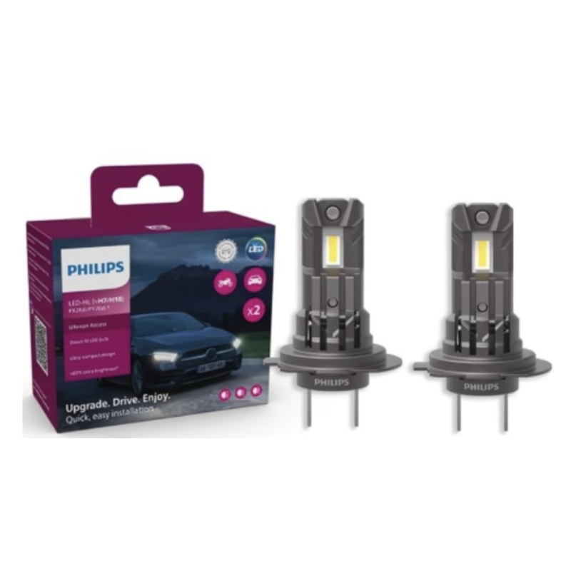 Автомобільні лампочки Philips Ultinon Access H7/H18 12V 6000K (2 шт.) Автомобільні лампочки Philips Ultinon Access H7/H18 12V 6000K (2 шт.)